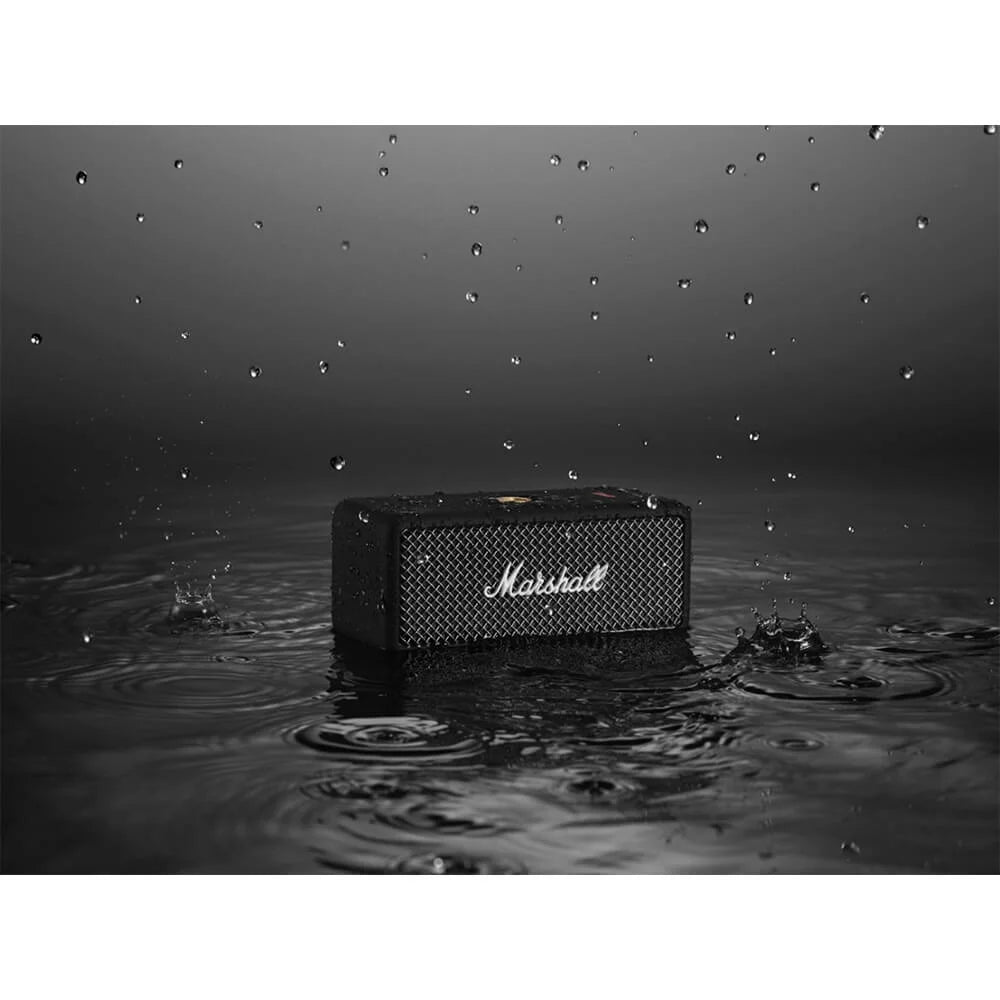 2026 2025 Enceinte Bluetooth portable Marshall EMBERTONBTBK Emberton – Son signature Marshall, étanche et compact, noir