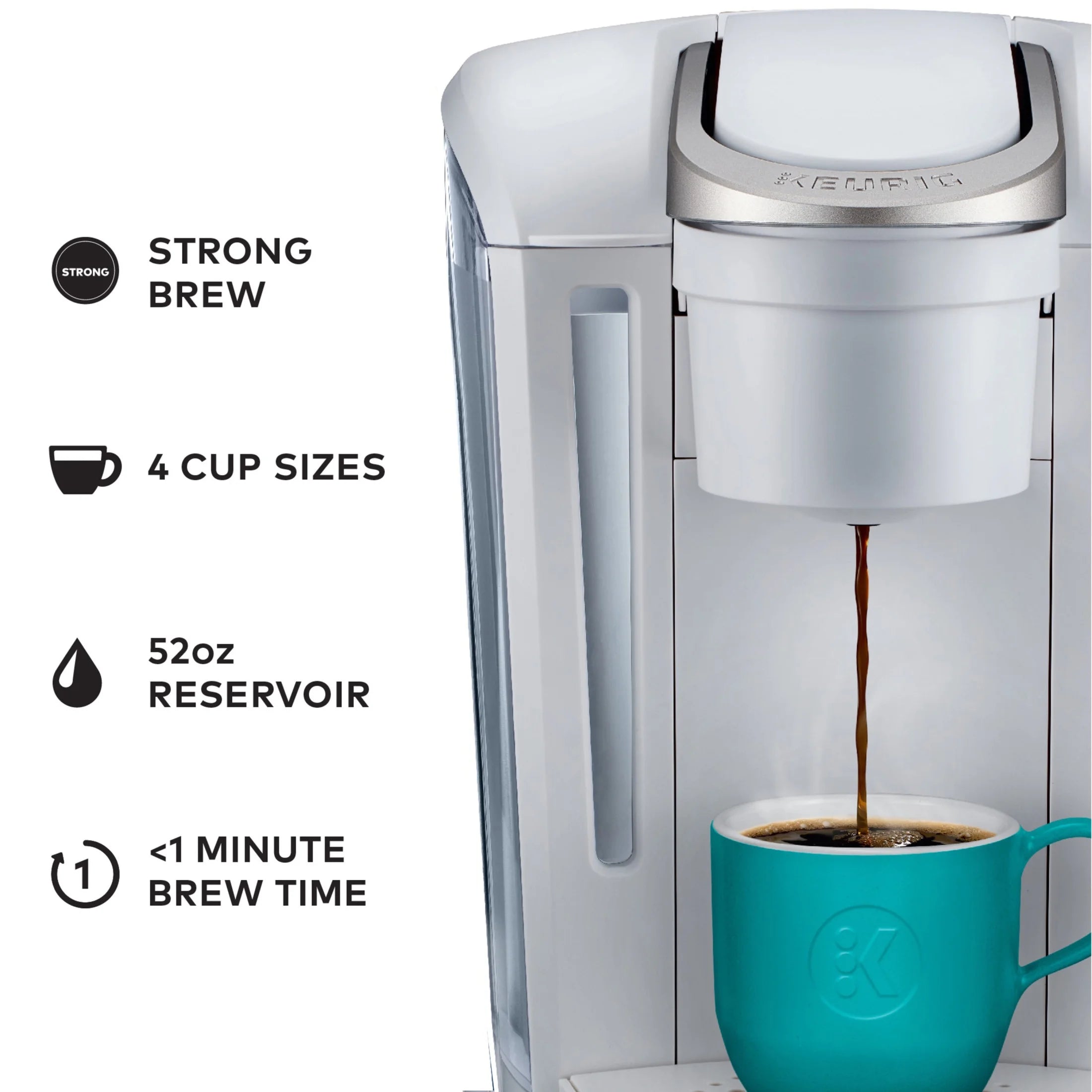 2026 2025 Keurig K-Select Machine à Café à Dosettes K-Cup à Service Unique – Édition Vintage Rouge, Grand Réservoir et Fonction Strong Brew pour un Café Plus Intense