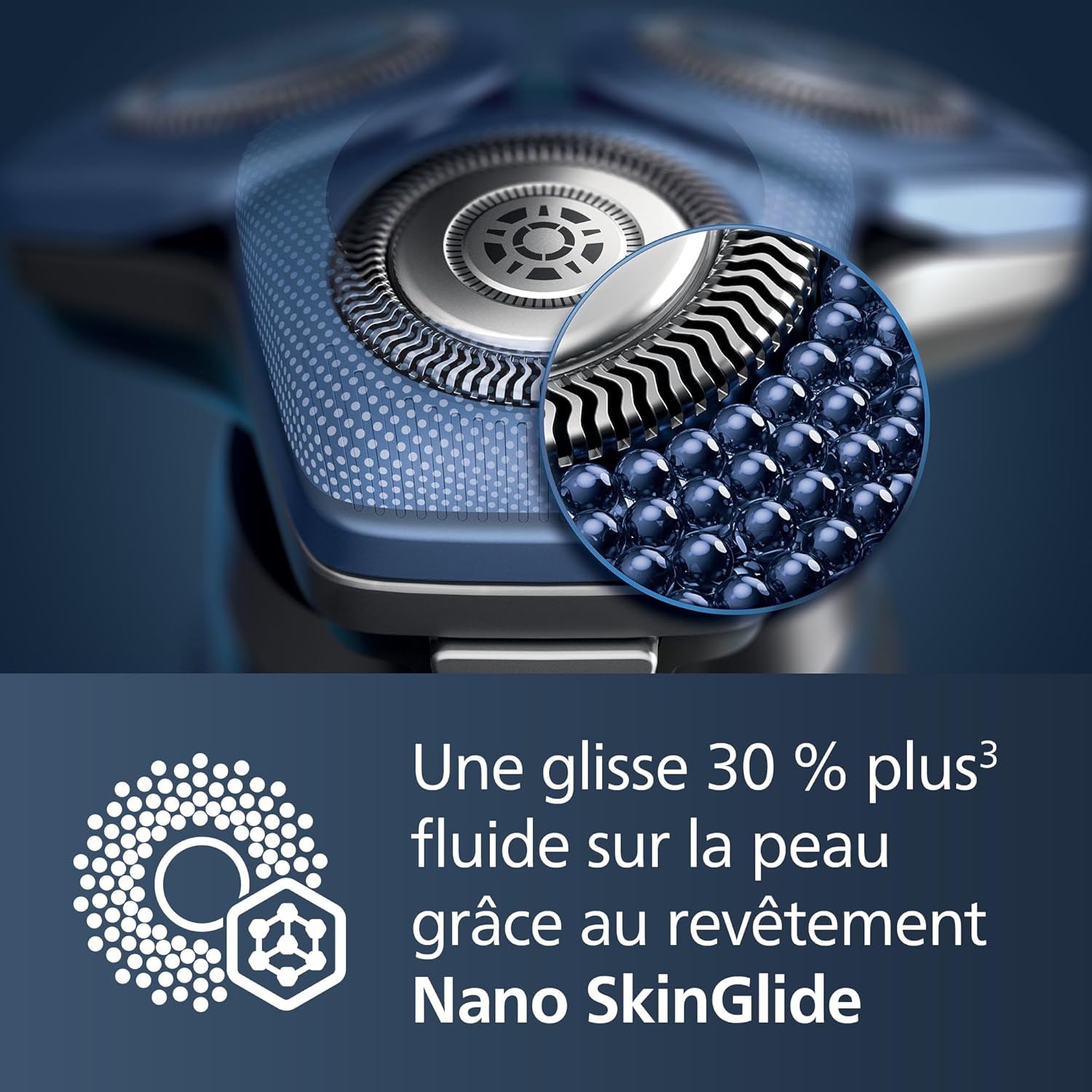 2026 2025 Rasoir Électrique pour Hommes Philips Wet & Dry Series 7000 avec Tondeuse Rétractable, Support de Charge, Étui de Voyage et Cartouche Quick Clean (Modèle S7886/55)