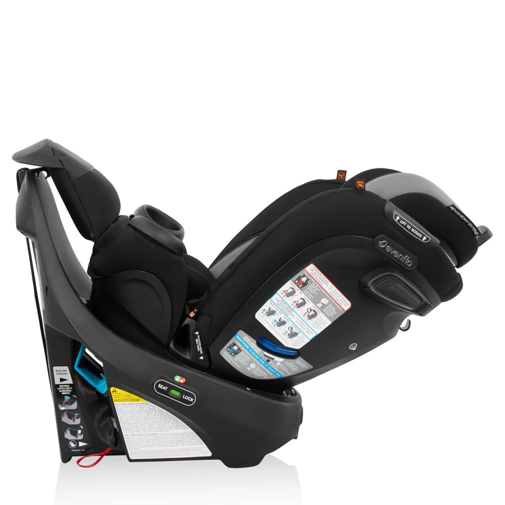 2026 2025 Siège Auto Rotatif Tout-en-Un Evenflo Revolve360 Extend avec Housse Quick Clean