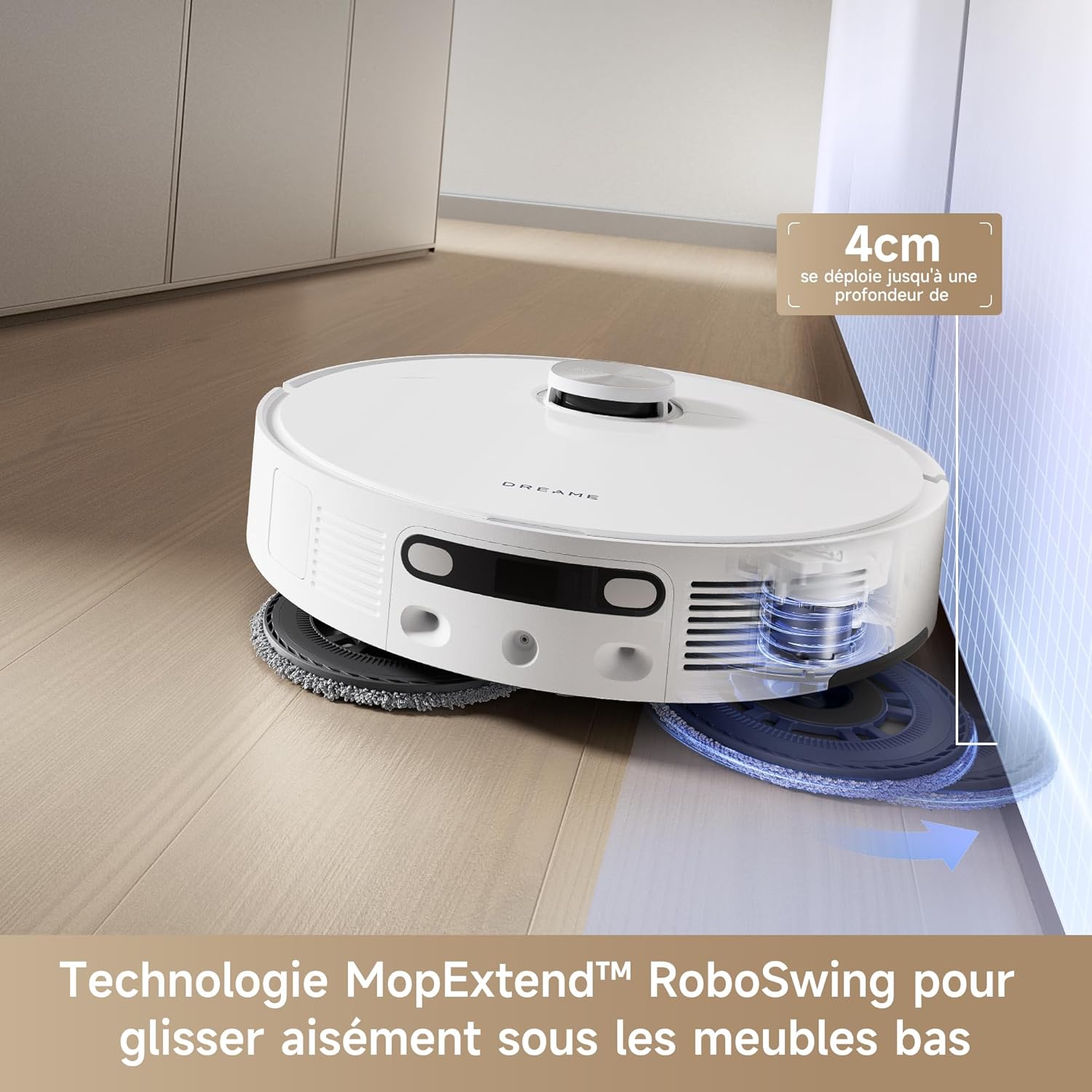 2026 L10s Ultra Gen 2 Robot Aspirateur Laveur 10 000 Pa, Technologie MopExtend RoboSwing, Base Entièrement Automatique, Mode Animaux, 32 réglages de niveau d'eau, Système de lavage des sols DuoScrub