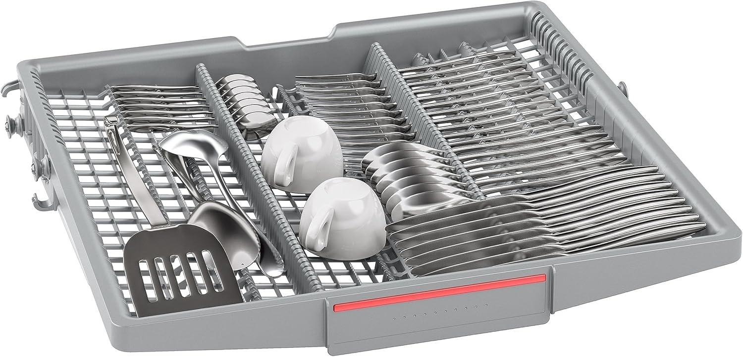2026 2025 Bosch SMS4EMI01E – Lave-Vaisselle Série 4, 14 Couverts, Silence Plus 42 dB, Inox, Édition Limitée