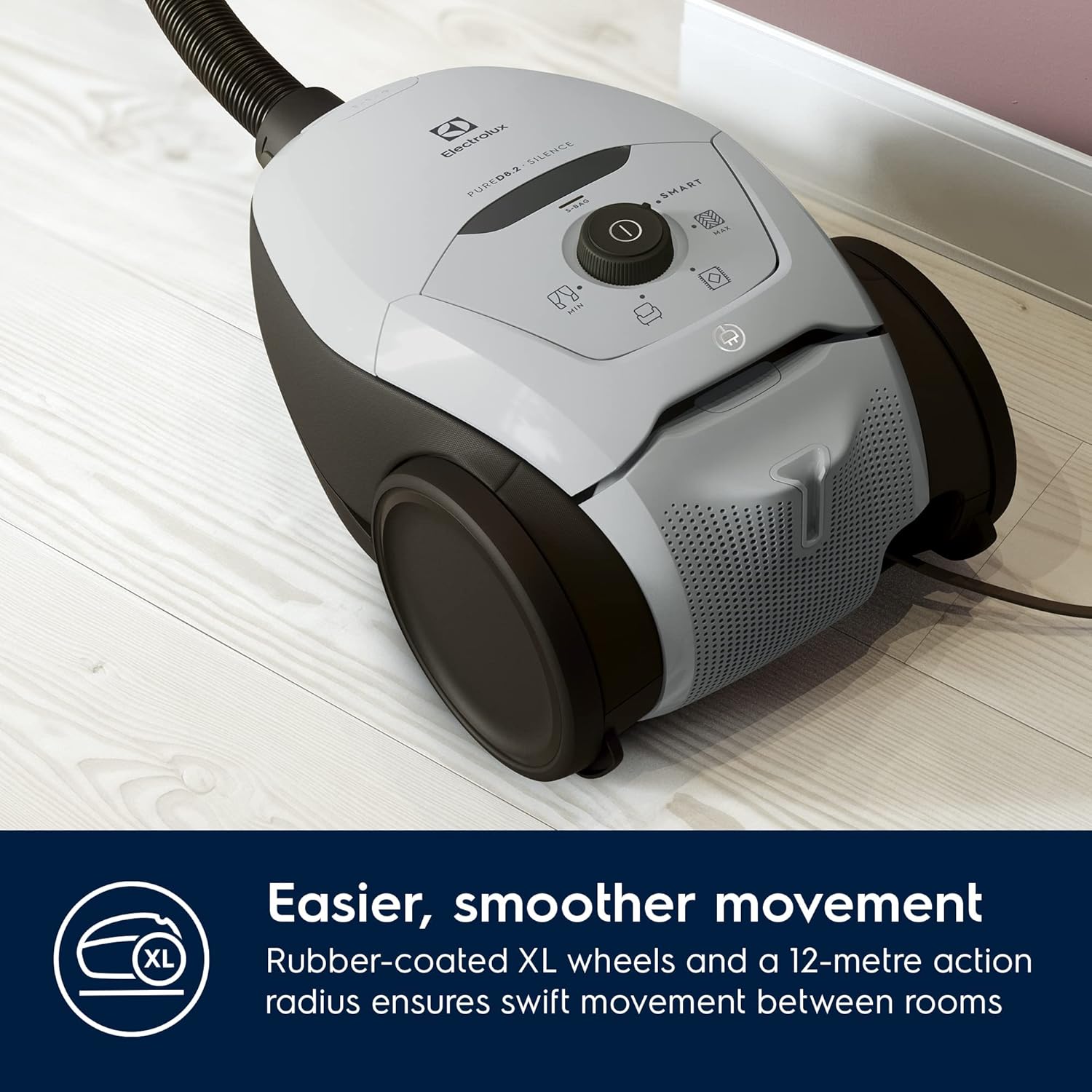 2026 2025 Electrolux PURE D8 PD82-4MG – Aspirateur Traîneau avec Sac, Silencieux 57 dB & Filtre Hygiène 12 Lavable – Édition Limitée Haute Performance