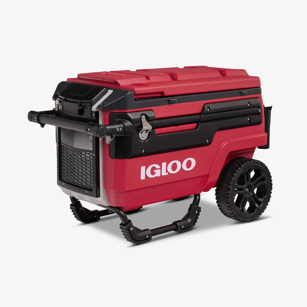 2026 2025 Glacière Trailmate® Journey 70 Qt – Grand Modèle Tout-Terrain avec Roues Lisses, Poignée Télescopique et Isolation THERMECOOL™