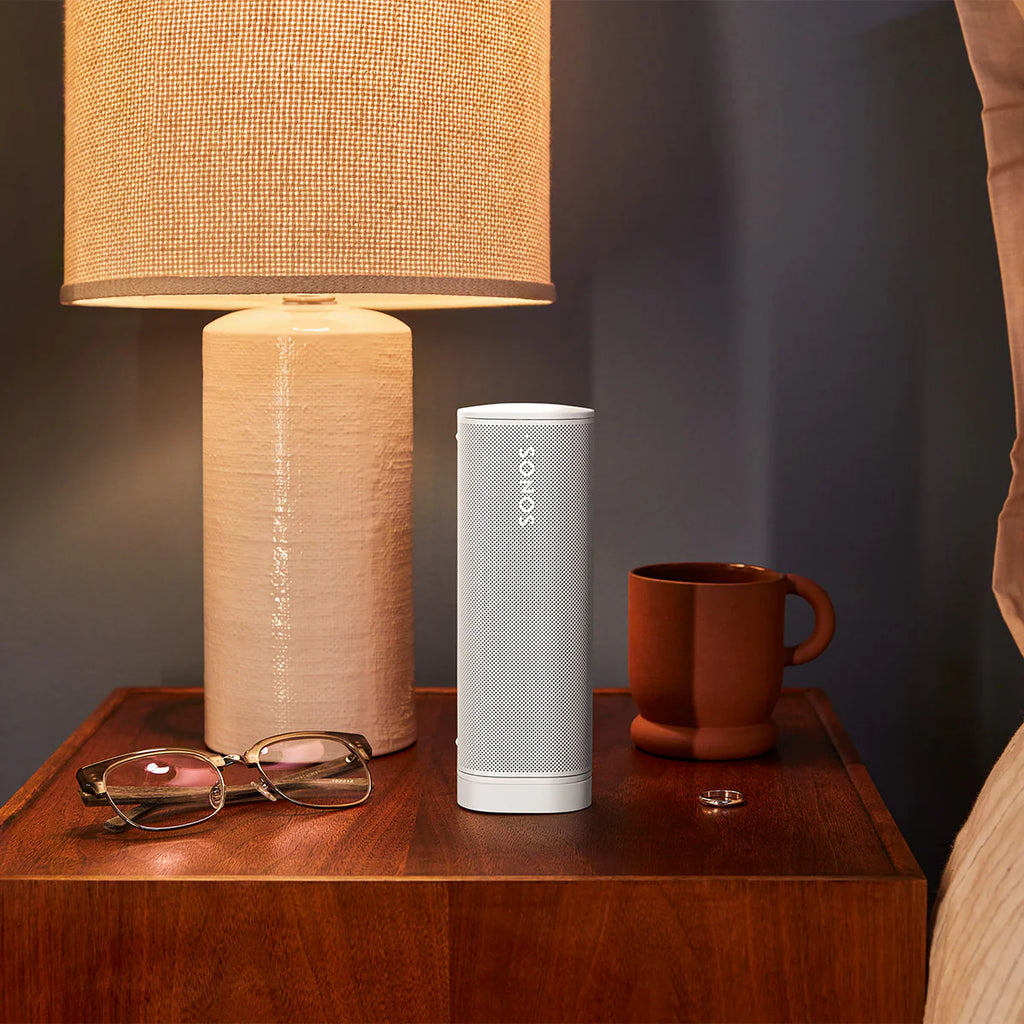 2026 2025 Enceinte Bluetooth Portable Étanche Sonos Roam 2 – Paire (Blanc) : Son Puissant et Clair Partout, Wi-Fi et Bluetooth, Autonomie Longue Durée