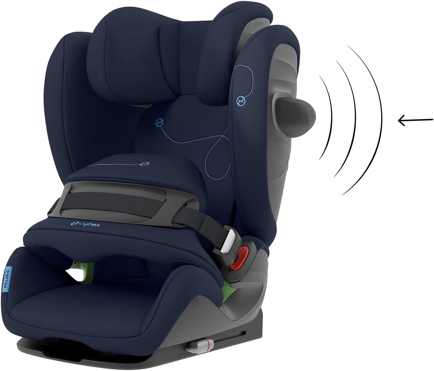 2026 Cybex Pallas G2 Plus/Stormy Blue-light blue PU1