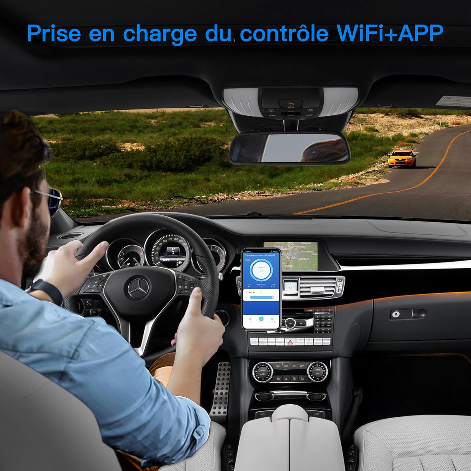 2026 115L Glaciere Electrique Double Zone,Glaciere a Compression WiFi APP,12 V/24 V et 100-240 V Frigo Camping,-20 ℃ à 20 ℃,pour Voiture,Camion,Bateau,Camping,Car,Caravanes,Voyageant,Maison