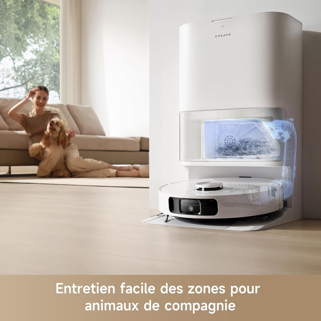 2026 L10s Ultra Gen 2 Robot Aspirateur Laveur 10 000 Pa, Technologie MopExtend RoboSwing, Base Entièrement Automatique, Mode Animaux, 32 réglages de niveau d'eau, Système de lavage des sols DuoScrub