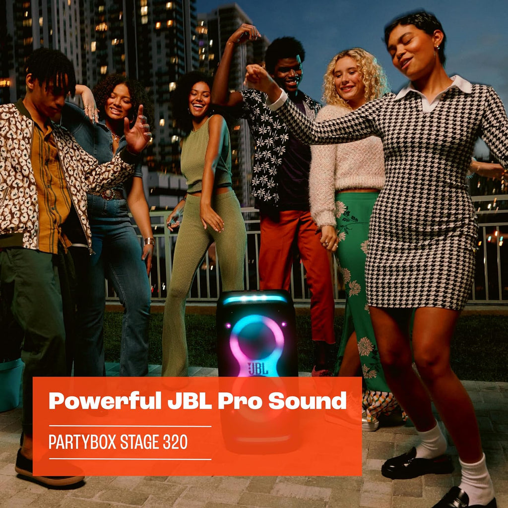 2026 PartyBox Club 120,Enceinte portable de soirée,poignée pliable ergonomique,jeu de lumières,12 heures d'autonomie,résistante aux éclaboussures IPX4,noir,Prise européenne (Type C) -