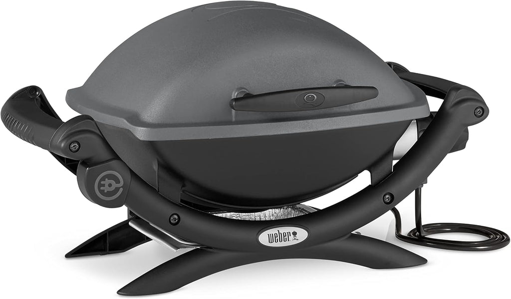 2026 2025 Weber Q1400 – Barbecue Électrique Portable, Surface 43x32 cm, Grille Fonte Émaillée, Édition Limitée