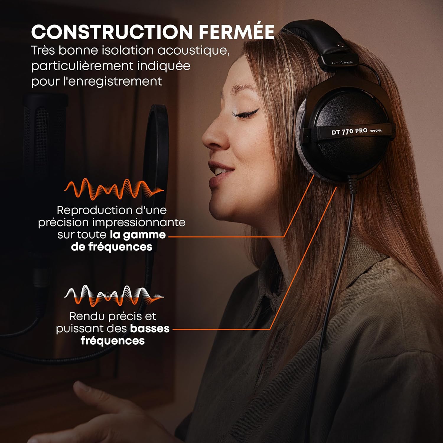 2026 2025 beyerdynamic DT 770 PRO 80 Ohm – Casque Studio Fermé Professionnel avec Isolation Sonore et Confort Supra-Auriculaire – Édition Limitée