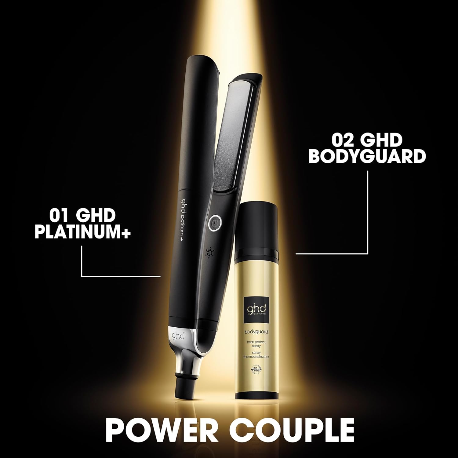 2026 2025 Lisseur ghd Platinum+ Styler ― Fer à Lisser 1" Professionnel en Céramique, Outil de Coiffage pour des Cheveux Plus Forts, Plus de Brillance et Plus de Protection de la Couleur