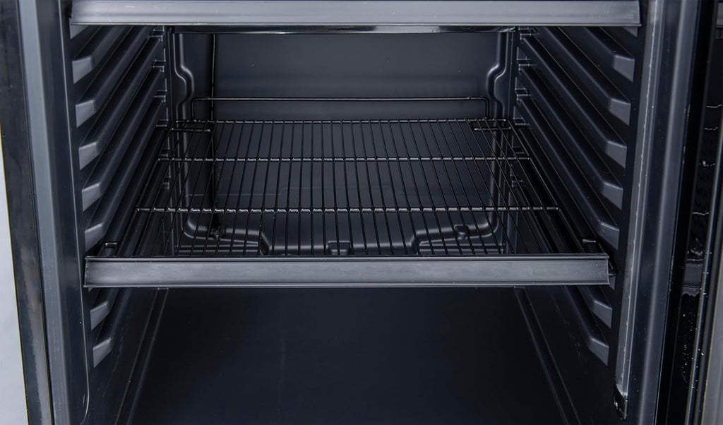 2026 METRO Professional Réfrigérateur à Boissons GSC2360B, Acier/Verre, 62 x 63.6 x 175.3 cm, 347 L, avec Serrure, Noir