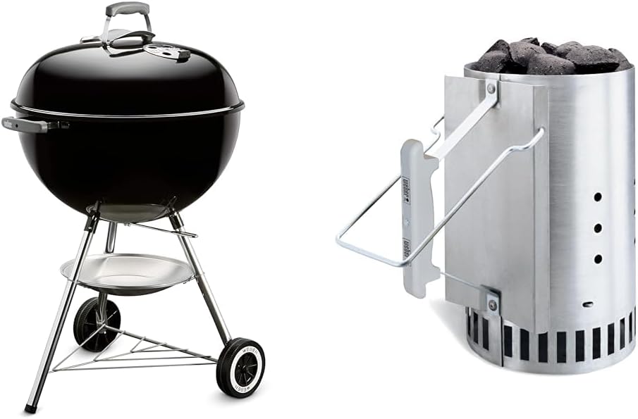 2026 2025 Weber Classic Kettle 57 cm – Barbecue à Charbon, Grille Acier Triple Couche, Édition Limitée