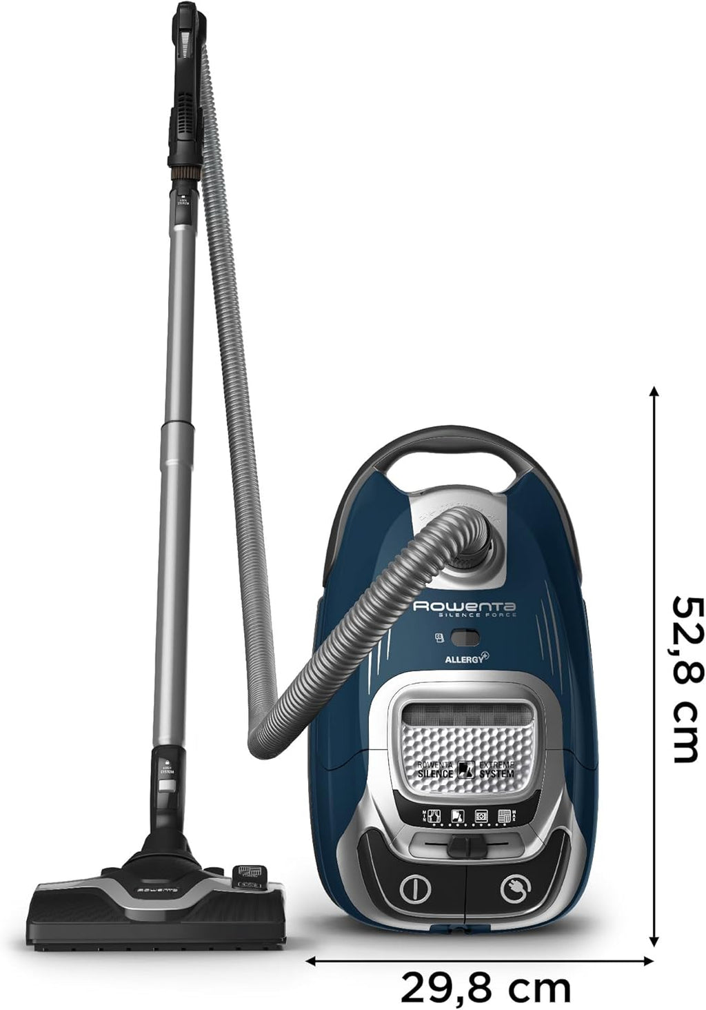 2026 2025 Rowenta RO7451EA – Aspirateur Silence Force Effitech, Ultra-Silencieux 57 dB, Haute Filtration, Sac XXL, Édition Limitée