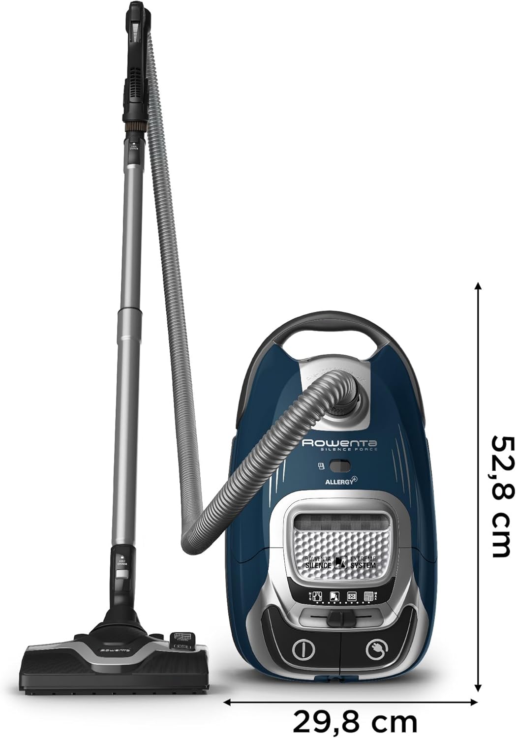 2026 2025 Rowenta RO7451EA – Aspirateur Silence Force Effitech, Ultra-Silencieux 57 dB, Haute Filtration, Sac XXL, Édition Limitée