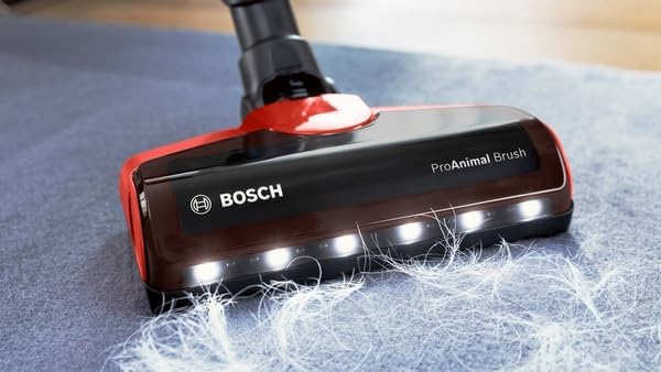 2026 2025 Bosch BCS711PET Scopa elettrica ricaricabile Unlimited 7 ProAnimal Rosso (Bosch Unlimited 7 BCS711PET ProAnimal)