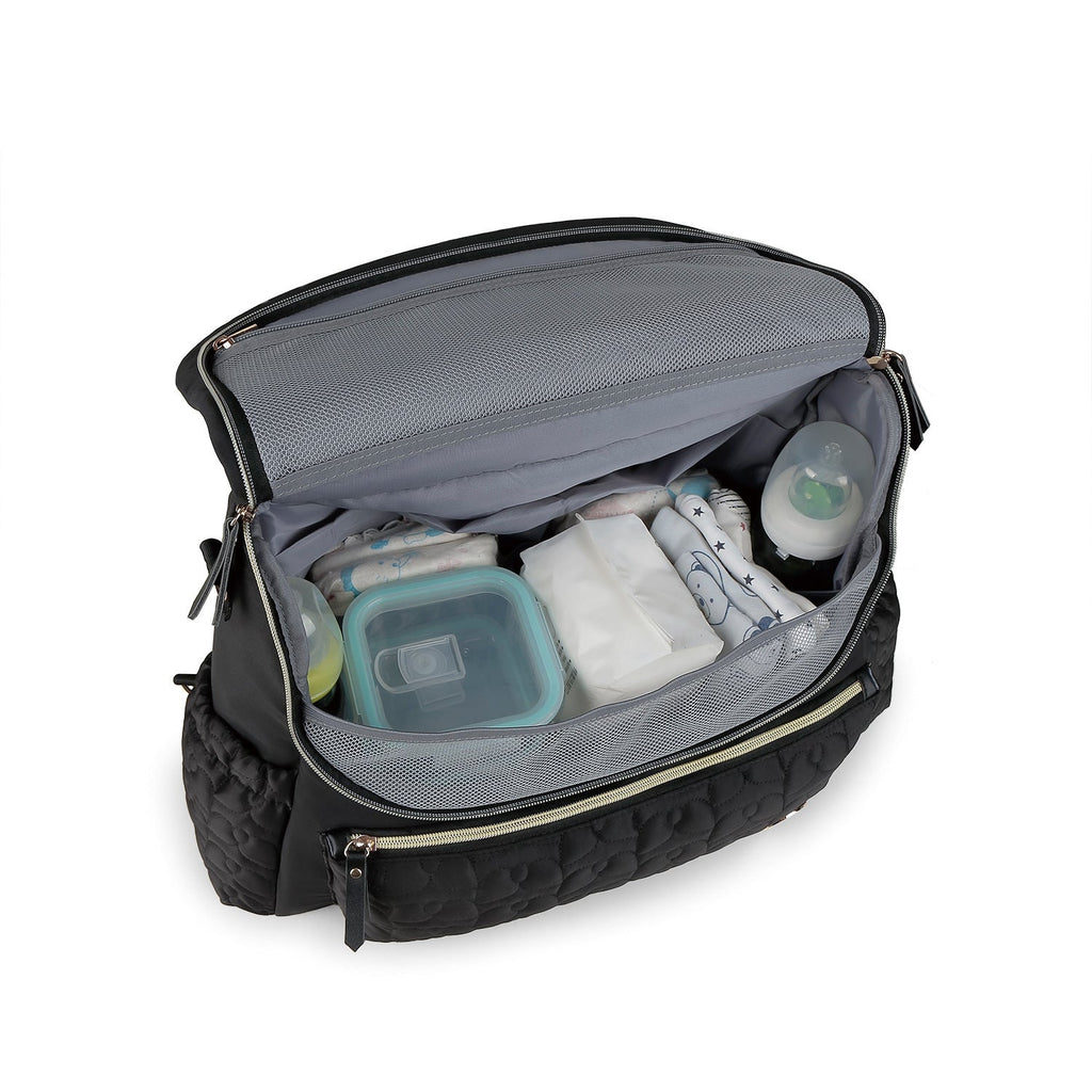 Women's Waterproof Quilted Mummy Shoulder Multi Functional Bag - LAKD London