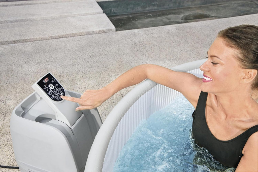 2026 Spa gonflable rond BESTWAY Lay-Z-Spa® Miami Airjet™ 2 - 4 personnes