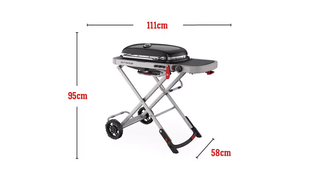 2026 2025 Weber Traveler Barbecue à gaz pliable portable