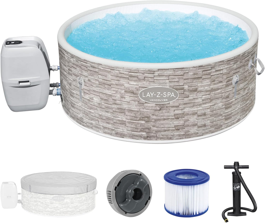 2026 Spa gonflable rond BESTWAY Lay-Z-Spa® Miami Airjet™ 2 - 4 personnes