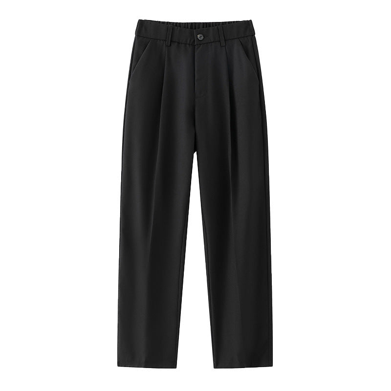 Pantalon polyvalent ample droit décontracté confort pour femme