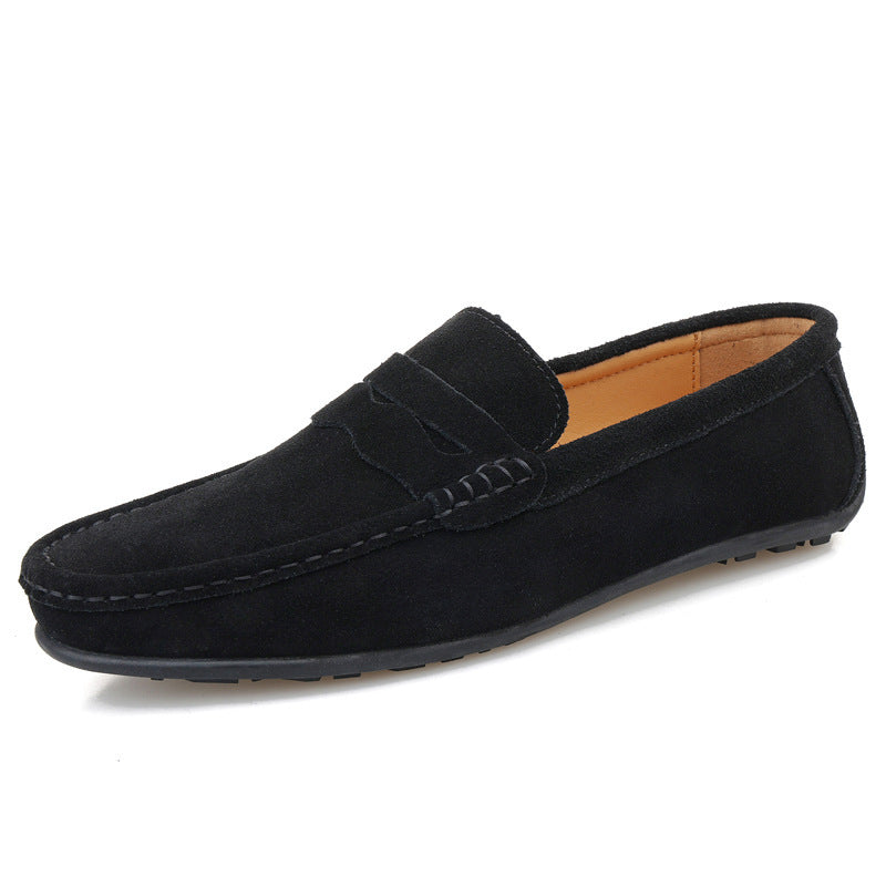 Mocassins en daim décontracté confort pour homme