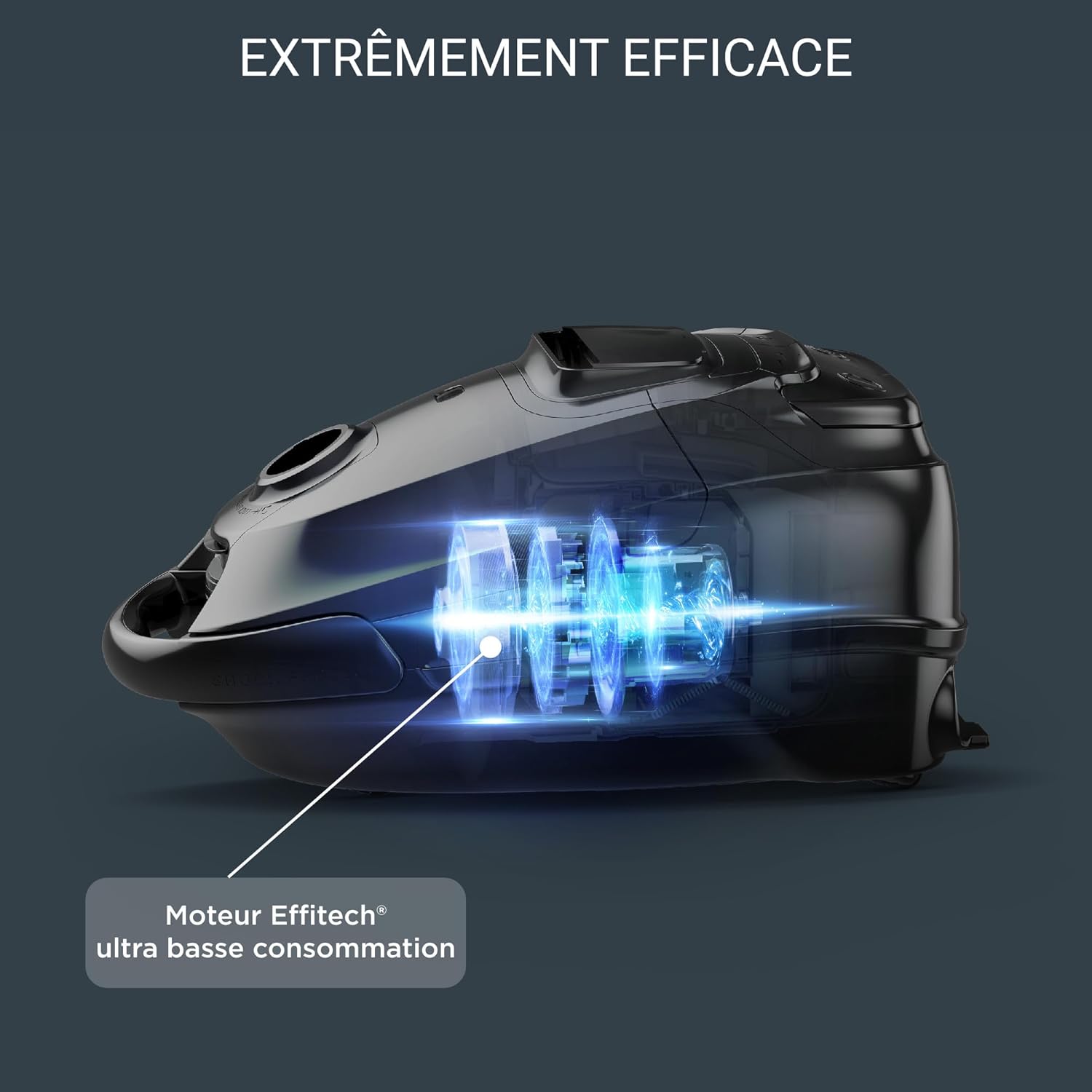 2026 2025 Rowenta RO7451EA – Aspirateur Silence Force Effitech, Ultra-Silencieux 57 dB, Haute Filtration, Sac XXL, Édition Limitée