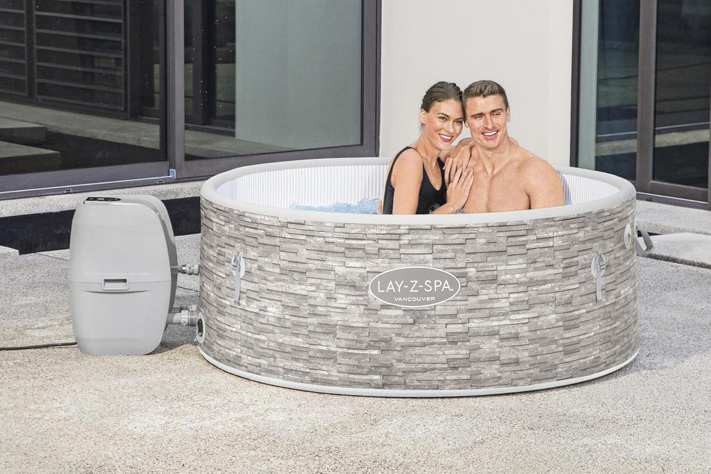 2026 Spa gonflable rond BESTWAY Lay-Z-Spa® Miami Airjet™ 2 - 4 personnes