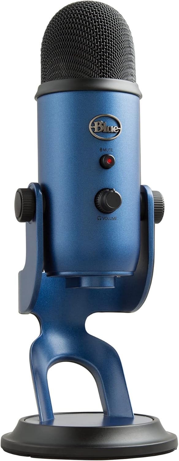 2026 2025 Logitech for Creators Microphone USB Blue Yeti (Noir)