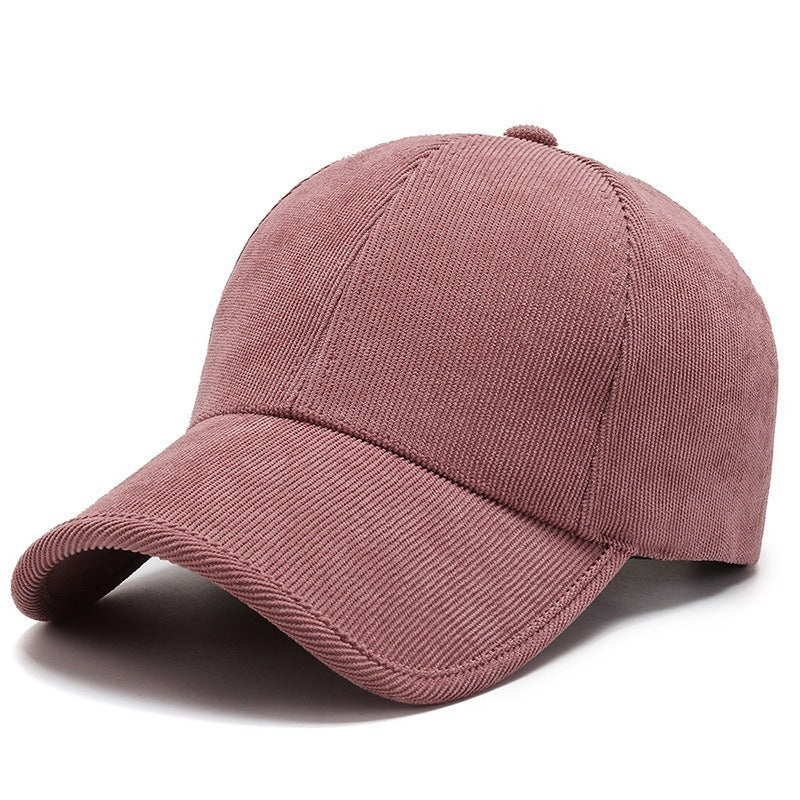 2026 Casual Corduroy Baseball Cap Adjustable Everyday Unisex Style