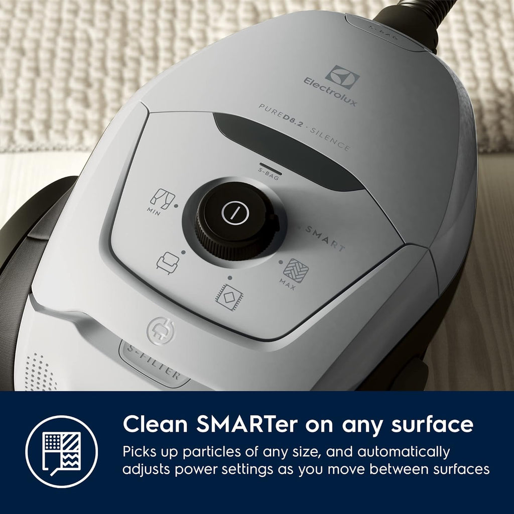2026 2025 Electrolux PURE D8 PD82-4MG – Aspirateur Traîneau avec Sac, Silencieux 57 dB & Filtre Hygiène 12 Lavable – Édition Limitée Haute Performance