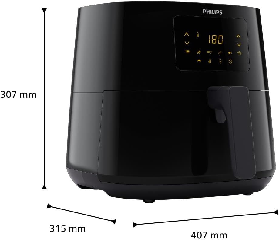 2026 2025 Friteuse à air Philips série 3000 7,2 L, fenêtre de cuisson, friteuse 16 en 1