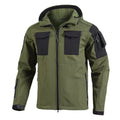 Veste softshell doublé polaire imperméable coupe-vent extérieur pour homme