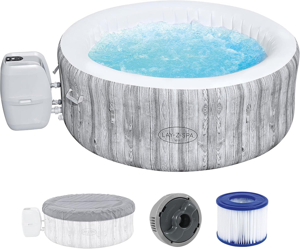 2026 Spa gonflable rond BESTWAY Lay-Z-Spa® Miami Airjet™ 2 - 4 personnes