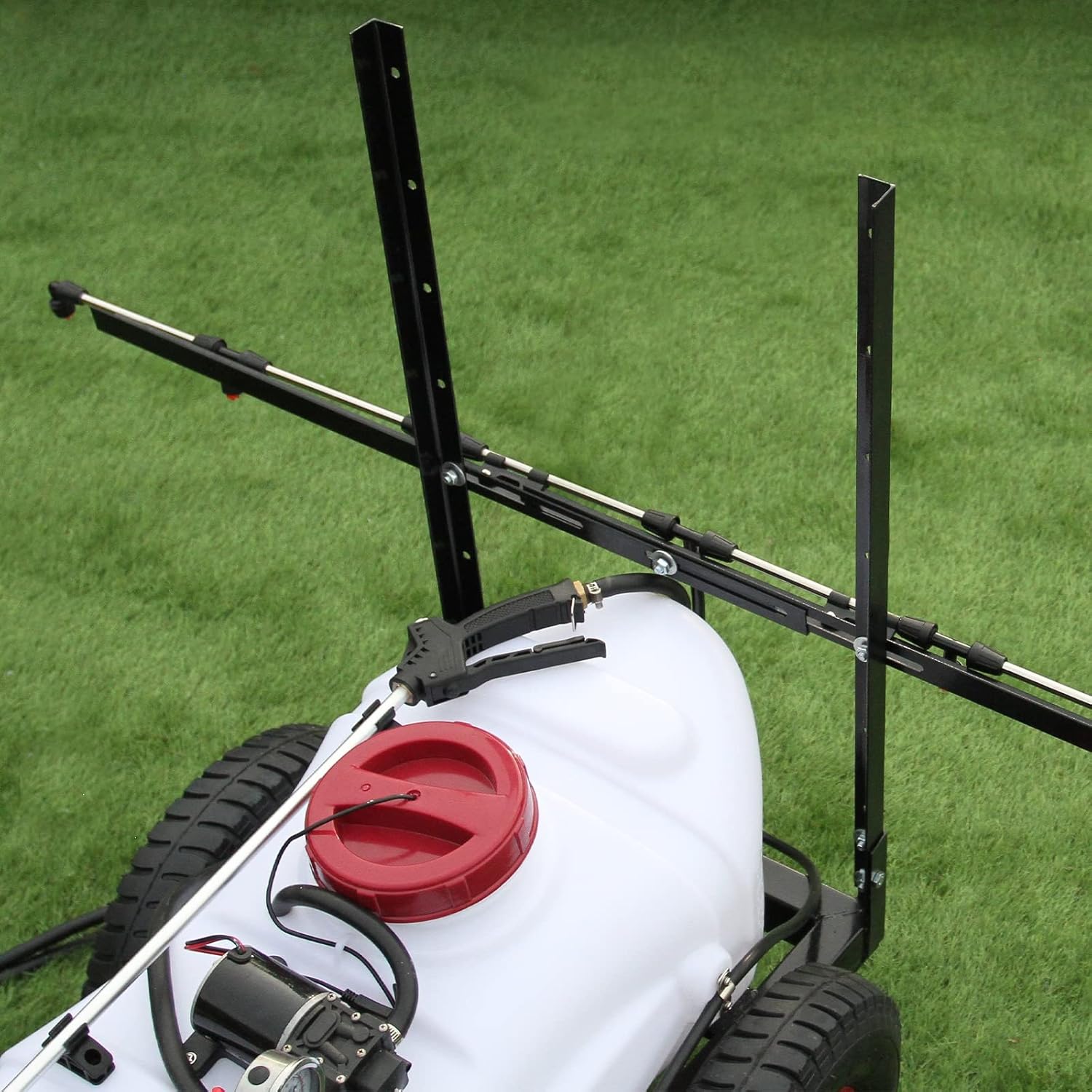 2026 Pulvéristeur pour Quad VTT 60L avec Remorque Maxblast 12V Buses de Flèche Pulvérisation et Accessoires Fertilisants Pesticides Agriculture