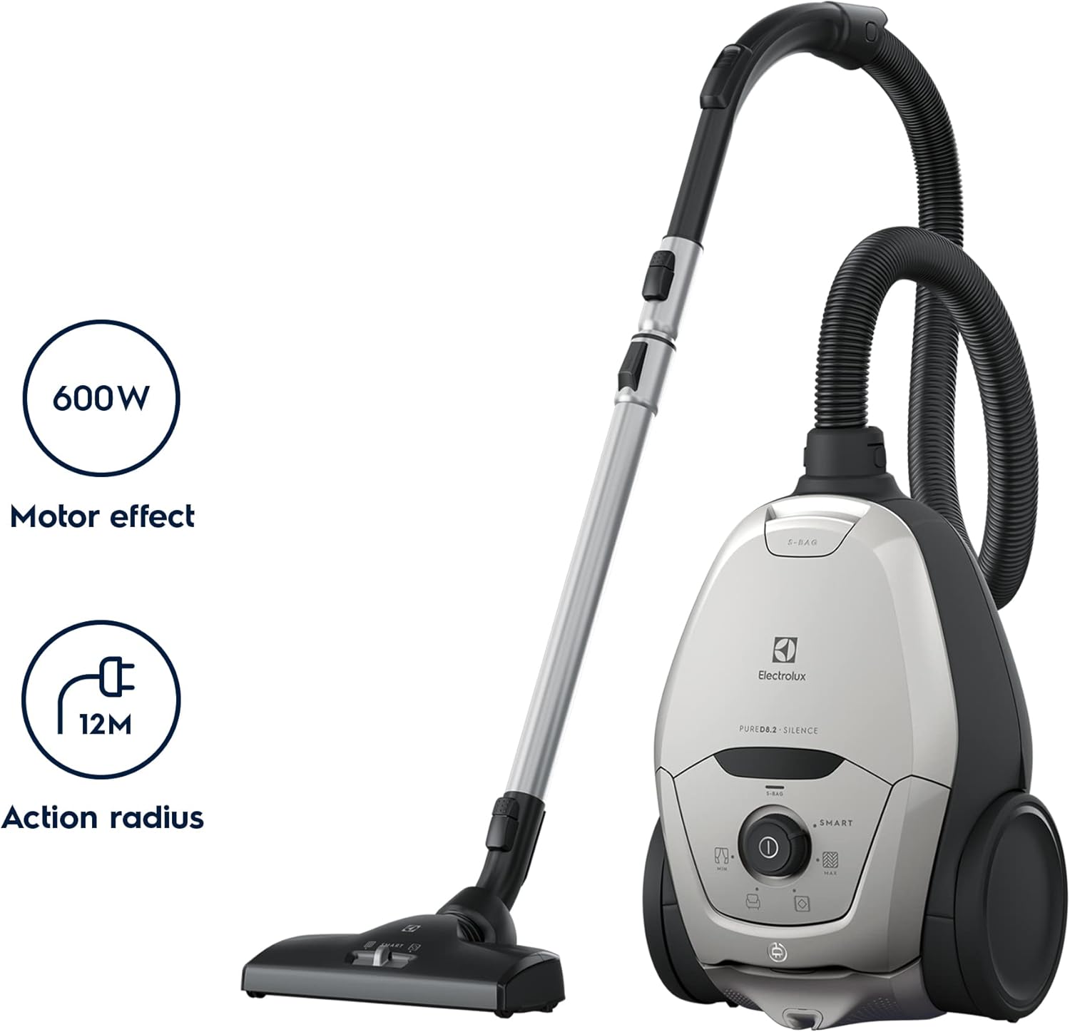 2026 2025 Electrolux PURE D8 PD82-4MG – Aspirateur Traîneau avec Sac, Silencieux 57 dB & Filtre Hygiène 12 Lavable – Édition Limitée Haute Performance
