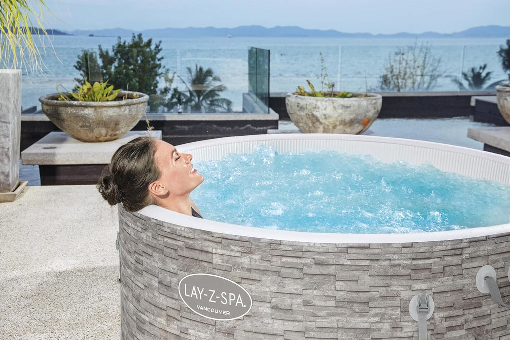 2026 Spa gonflable rond BESTWAY Lay-Z-Spa® Miami Airjet™ 2 - 4 personnes
