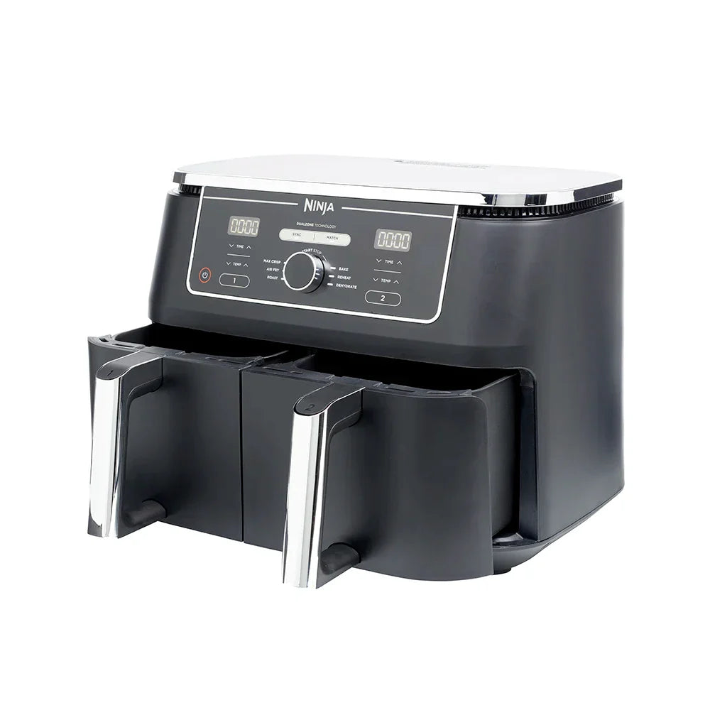 2026 2025 Friteuse à air double zone 9,5 L Ninja Foodi Max grande capacité avec deux tiroirs indépendants