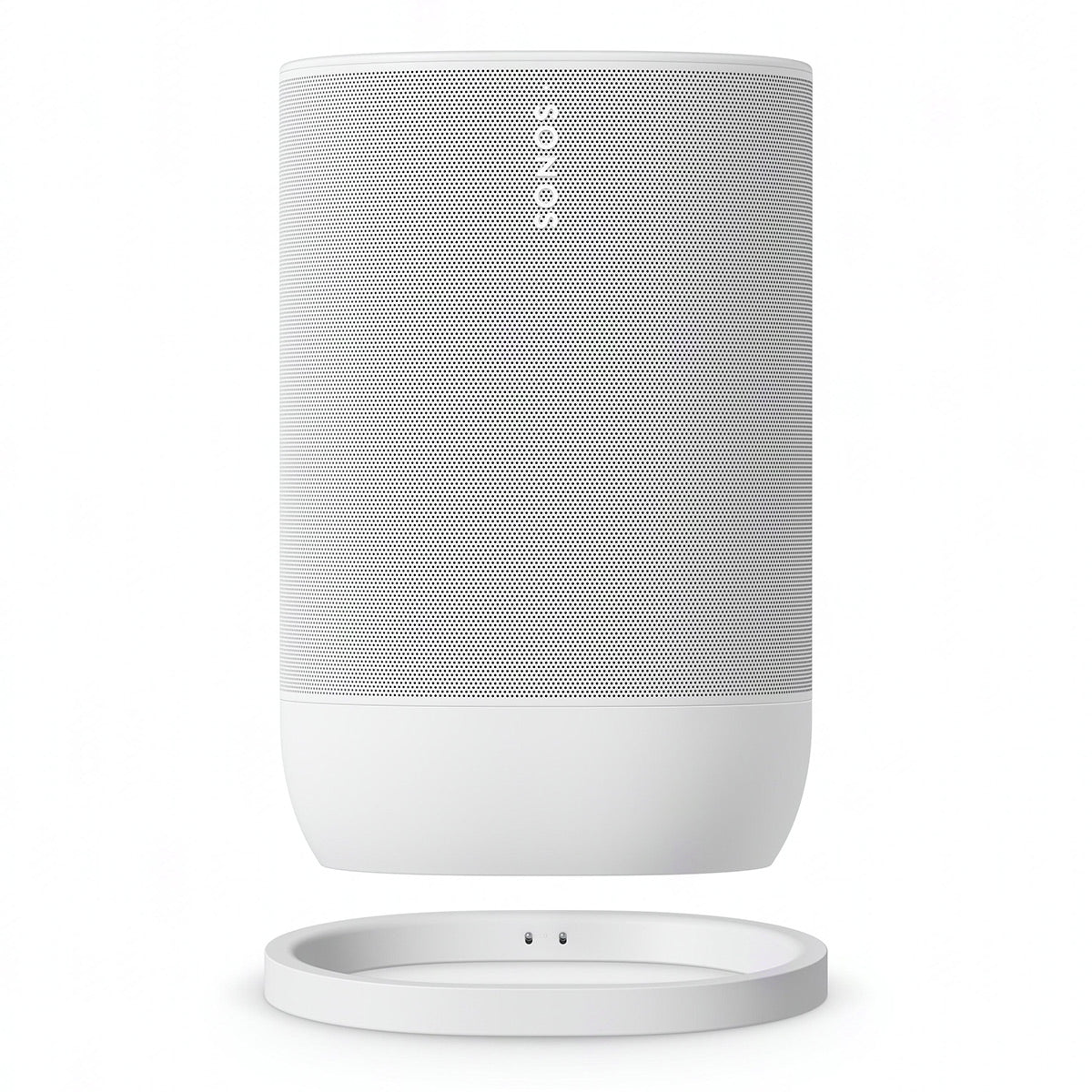 2026 2025 Sonos Move 2 – Enceinte Portable Intelligente Blanche avec Batterie 24 Heures, Bluetooth et Wi-Fi, Résistante à l’Eau, Son Stéréo Puissant et Commande Vocale