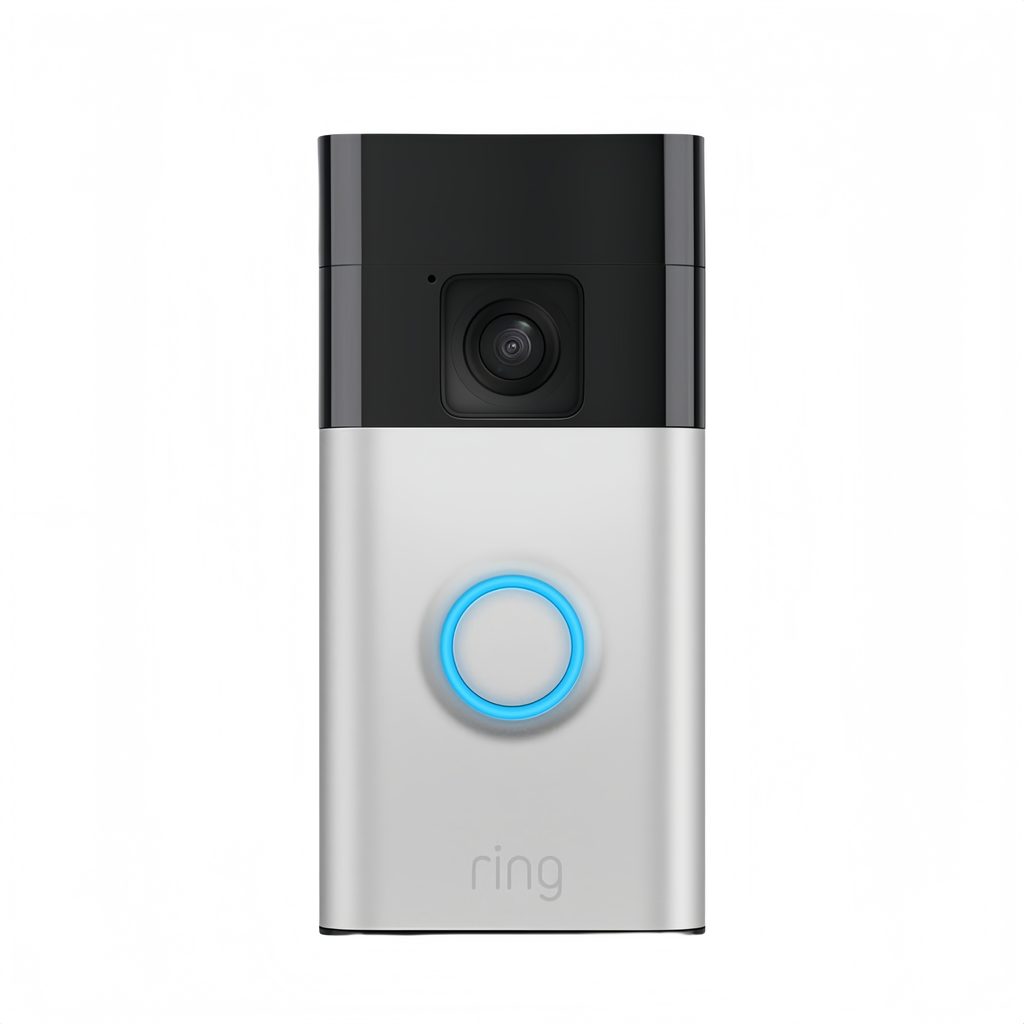 2026 2025 Ring Sonnette Vidéo sur Batterie, Vidéo Plein Pied, Vue en Direct avec Audio Bidirectionnel et Détection de Mouvement (dernier modèle)