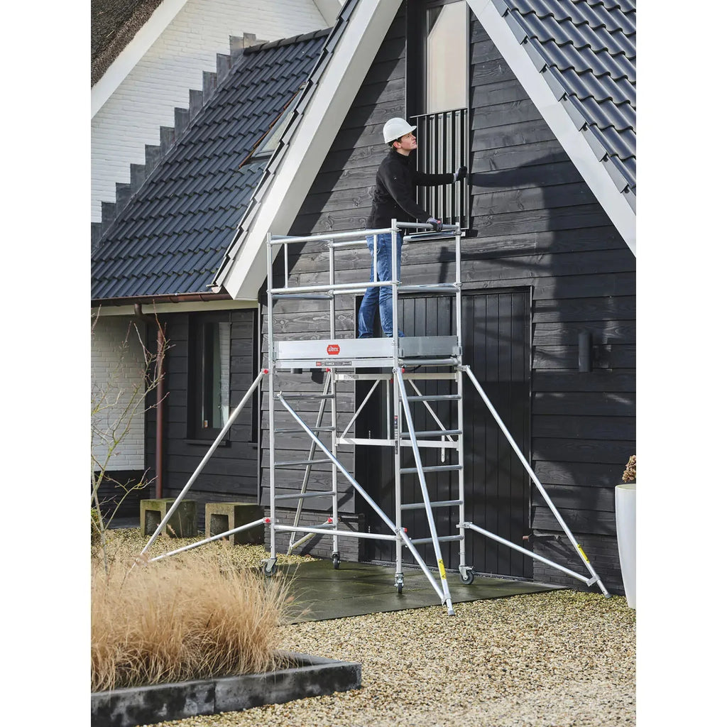 2026 chafaudage tlescopique 7,80m Aluminium - dmontable chafaudage mobile -