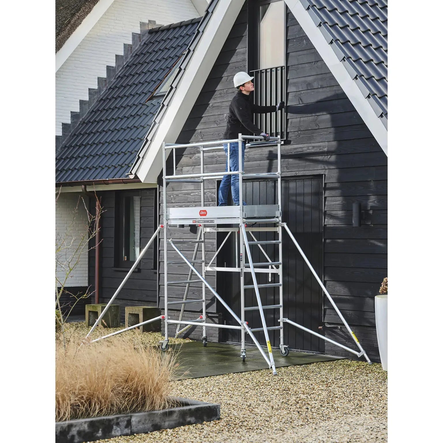 2026 chafaudage tlescopique 7,80m Aluminium - dmontable chafaudage mobile -