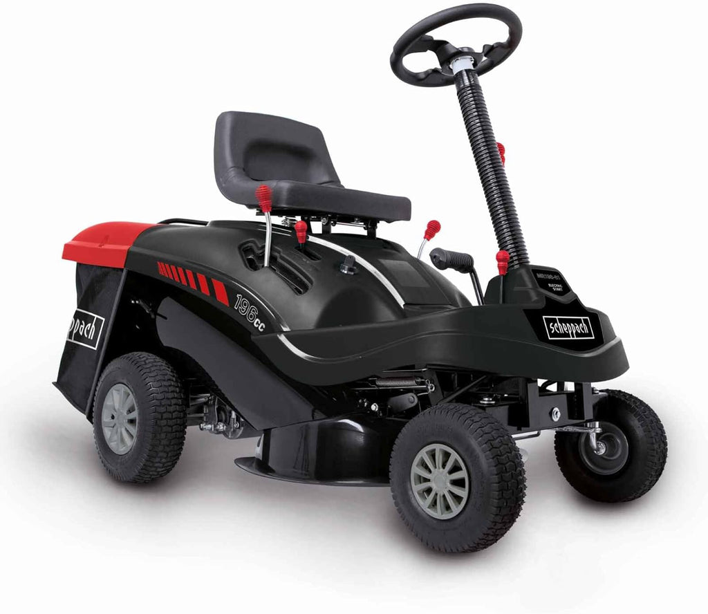 2026 Scheppach Tondeuse à Gazon autoportée MR224-61 – Moteur 4 Temps 5,0 KW – 6,8 CV - Largeur de Coupe 61 cm – Hauteur de Coupe réglable sur 5 Positions – Démarrage électrique