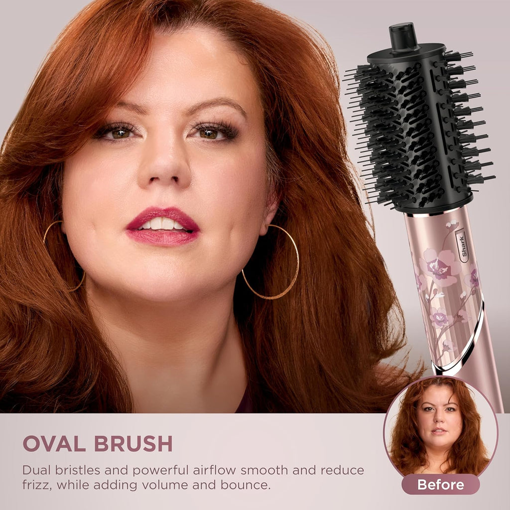 2026 2025 Système de coiffage et de séchage Shark HD430 FlexStyle, sèche-cheveux brosse puissant et multi-styler avec boucleurs Auto-Wrap, brosse plate, brosse ovale et embout concentrateur, coloris Stone
