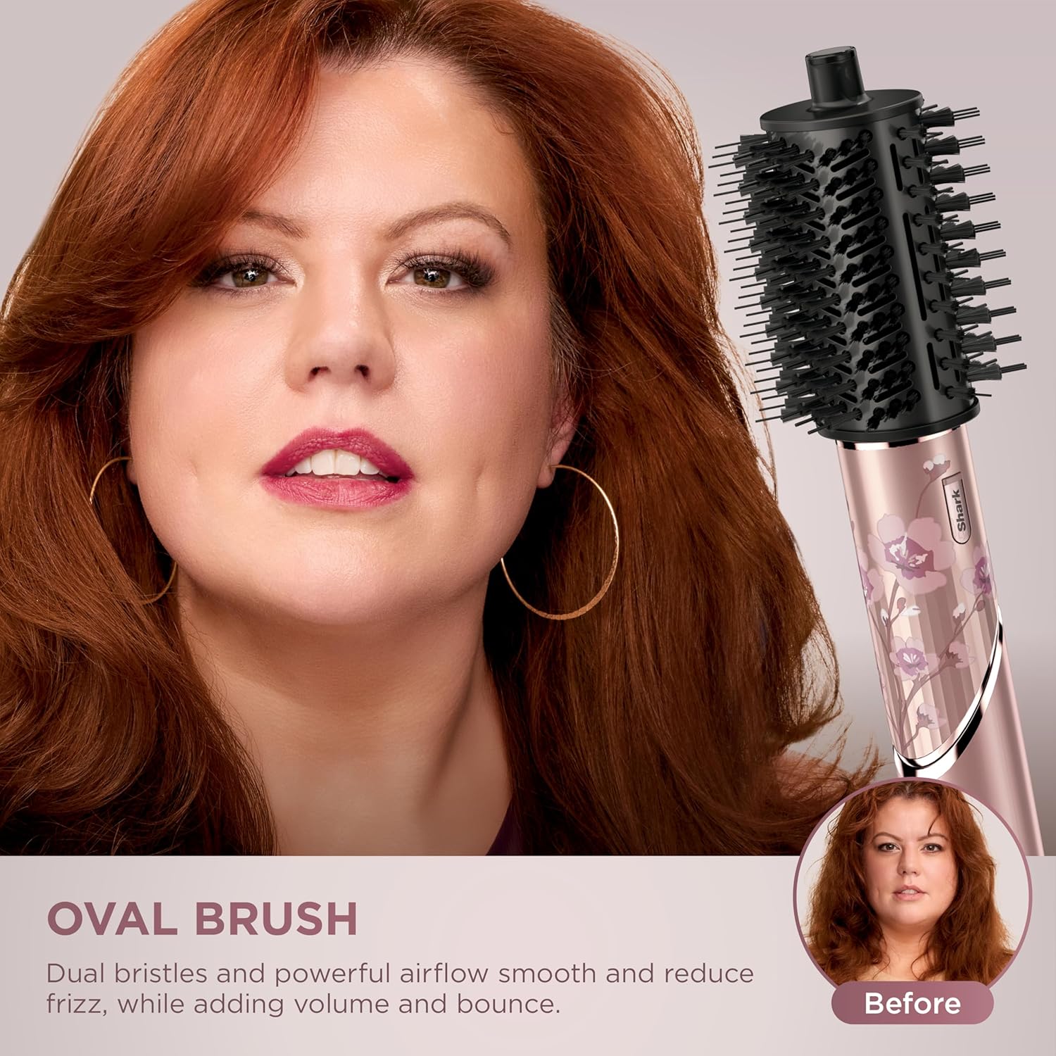 2026 2025 Système de coiffage et de séchage Shark HD430 FlexStyle, sèche-cheveux brosse puissant et multi-styler avec boucleurs Auto-Wrap, brosse plate, brosse ovale et embout concentrateur, coloris Stone